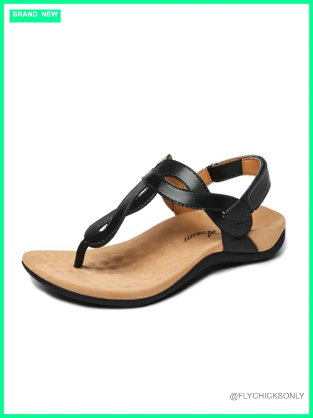 Orthopedic Arch Support T-Strap Thong Sandals Flat Casual